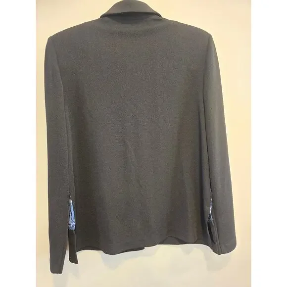 Vintage Karin Stevens Size 12 Button Down Jacket Preloved - Picture 5 of 6